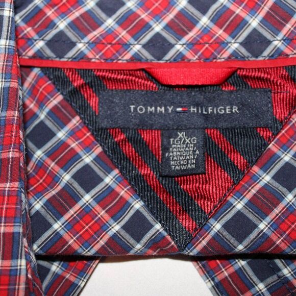 Tommy Hilfiger Men's Plaid Long Sleeve Shirt - Picture 2 of 7